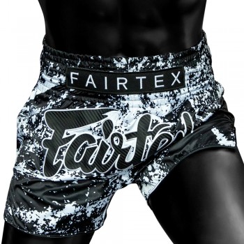 Fairtex BS1949 "Grunge" Шорты Тайский Бокс Black